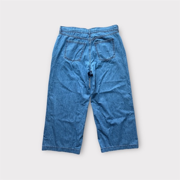 Old Navy Drapey Wide Leg Drawstring Pull-On Jeans size 16 *NWT* - Picture 5 of 8